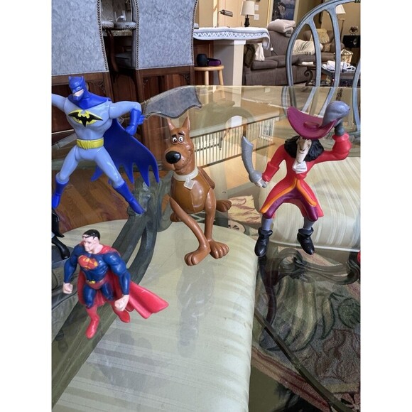 Action Figure lot 9 Toys Superman, Batman, Caption Hook, Spider-Man & Scooby Doo - Picture 4 of 7